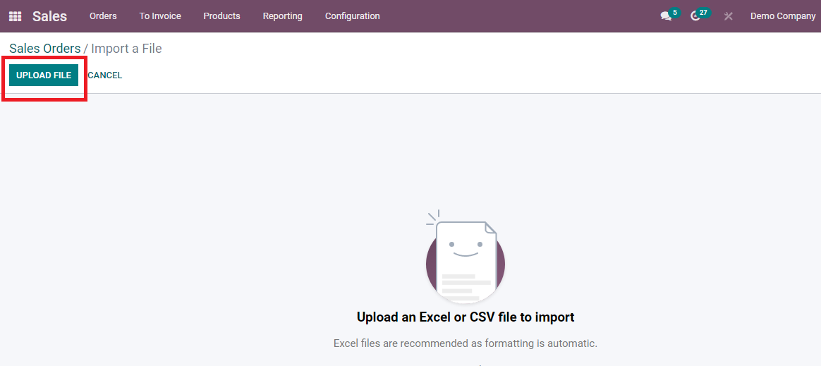 nhập và xuất dữ liệu trong Odoo 15
