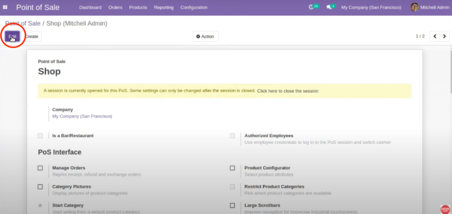 Những tính năng mới trên mô-đun POS