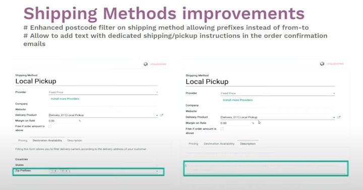 Tính năng mới trong module quản lý kho Odoo 16