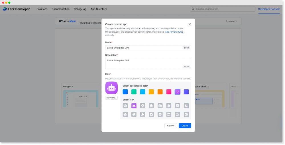 kết nối ChatGPT và Lark