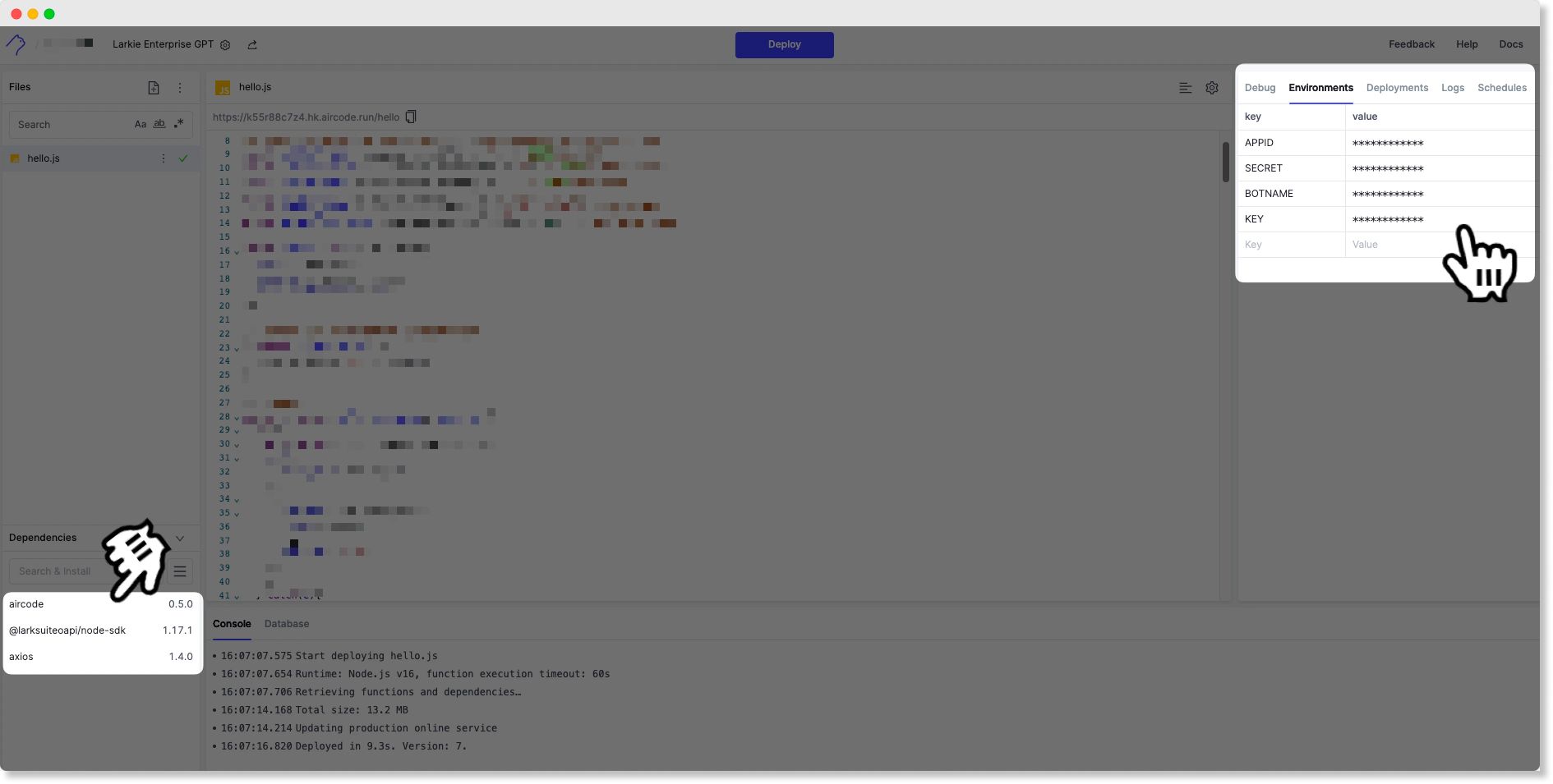 kết nối ChatGPT và Lark